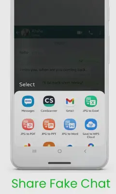 Fake Chat Maker - whatsmock android App screenshot 0