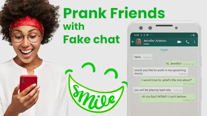 Fake Chat Maker - whatsmock android App screenshot 7